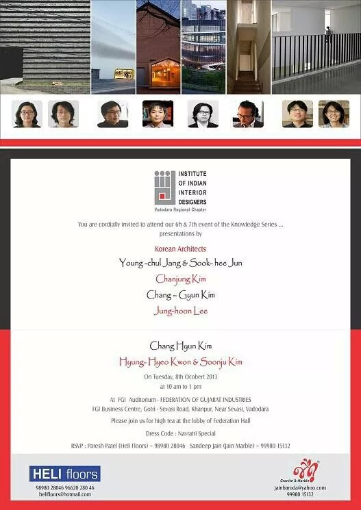 Architectural Communication @India, Korea